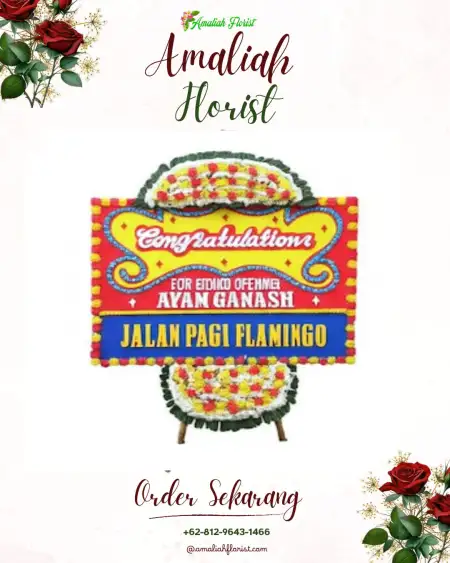 Sewa Papan Bunga Braja Kencana